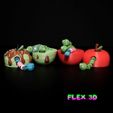 Apple-Eggs-Worm-2.jpg Flex 3D Яблочные яйца с червяками
