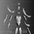 hayabusaparts.jpg Ryu Hayabusa Ninja Gaiden Fan Art Statue 3d Printable