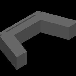 Launch rail legs.JPG Download STL file Launch rail system for the Sanger Bomber • 3D printer model, WeDickerson