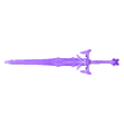 Bloodwars 2h sword_front.stl Espada Bloodwars 2H