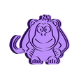 monkey.stl STL file cookie cutters set・3D printer design to download