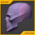 BlackmaskSidebyCassiusProps.jpg Arkham Black Mask 3D prop file
