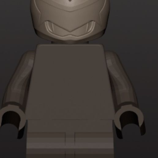 White Dino Ranger LEGO Compatible Helmet