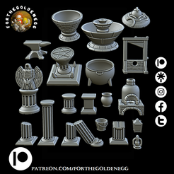 Fantasy-Accessory-Pack.png 3D file Fantasy Accessory Pack・3D printing model to download