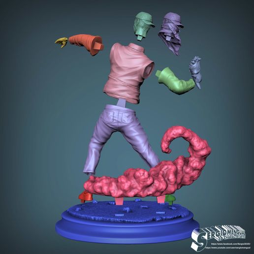 bansky-rioter-stl-statue-for-3d-printing-3d-model-obj-stl-3.jpg Bansky Rioter STL Statue for 3D printing