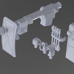 SET-DE-ARMAS-ZEON.jpg 3D file Zeon Weapons Set for 1/144 and 1/100 Gunpla models・3D printing template to download, -Vinired-