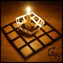 Shadow-maker_Lattice16_1.jpg Free STL file Lattice shadow maker・3D printer design to download