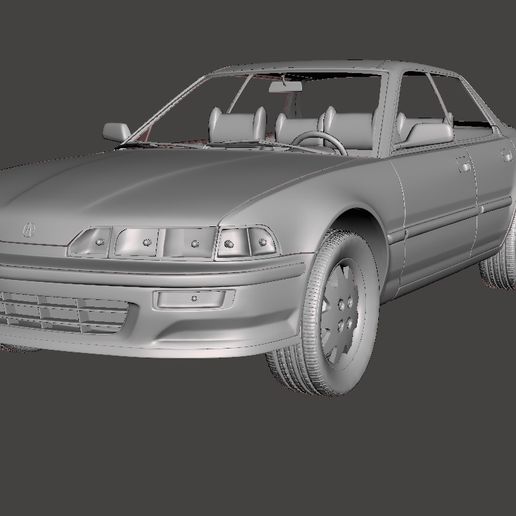 1990 Acura Integra Sedan 3D model