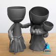 Sin-título-1.png STL file Robert Christmas Matera Pot・3D printing idea to download