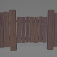 2.png Wooden Fence with gate