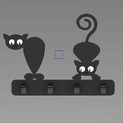 gato111.jpg STL file llavero gatos simpaticos・3D print object to download