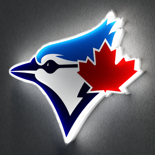 Toronto Blue Jays Light Box - 3D model önizlemesi