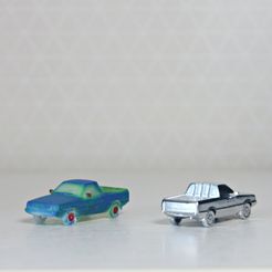 Pony Pickup sq.jpg STL file Hyundai Pony Pickup 1989 (H0 scale)・3D printing template to download
