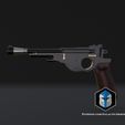 front-1.jpg Mando Blaster Pistol - 3D Print Files