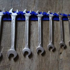 23b69c1c-3435-4a17-b193-9397f23448d9.JPG Free 3D file wrench holder wallmount 6-22mm・3D printing model to download