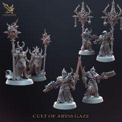 Cultists-Baner.jpg Archivo 3D Cultistas de la Mirada del Abismo.・Objeto imprimible en 3D para descargar