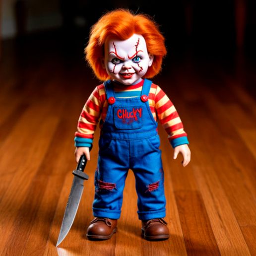 Chucky the Horror Figurine 3D model