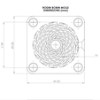 Dimensioni-369-14-13-Dima.png TORUS MOLD SMALL RODIN BOBIN COIL - 39 x 39 x 14 mm 13 TURNS