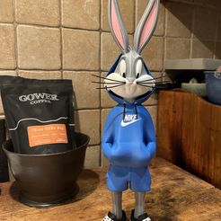 Bugs bunny urban vibes Fan art (multiparts/3mf)