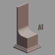 02.png Display plinths with backdrop (square base)