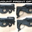 12-p90-mag-front-mount.jpg UNW P90 styled Bullpup for the Tippmann 98 Custom Platinum edition (the picatinny rail version)