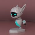 Render3.jpg Car Dashboard , Cute Robot, Vibrating Robot , Toy for Kids , Print on place