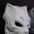 222.png Evo Cat-  cosplay sci-fi mask - digital stl file for 3D-printing