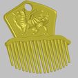 Hair-comb-17-001.jpg FRENCH PLEAT HAIR COMB Historical Multi purpose Female Style Braiding Tool hair styling roller braid accessories for girl headdress weaving fbh-17 3d print cnc