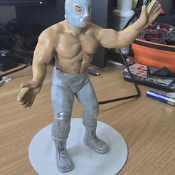 El Santo : Le lutteur mexicain masqué d'argent.