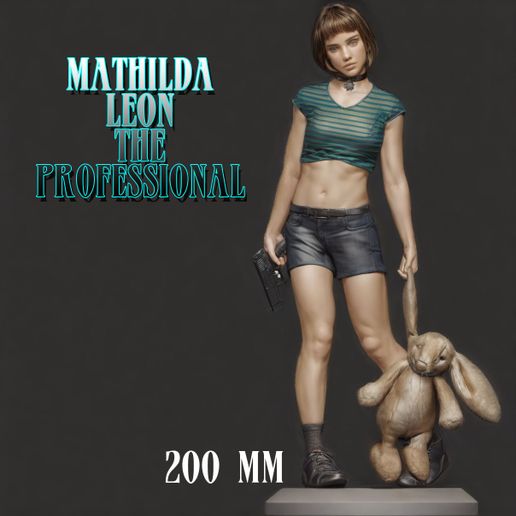 映画LEON(Leon.Mathilda)フィギュア New Leon And Mathilda 1 Set Statue Trendy Killer Doll Movie
