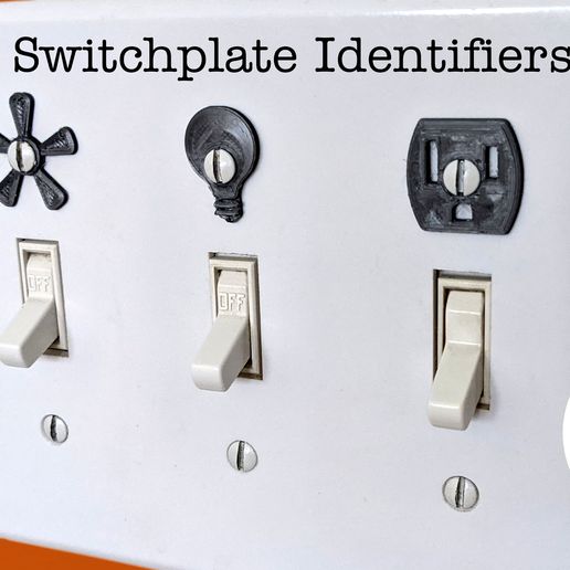 Switchplate Identifiers 3D model