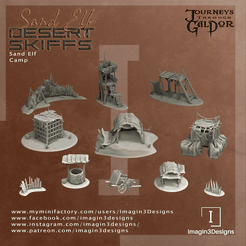 Sand-Elf-Camp.png 3D file Sand Elf Camp・3D printing design to download