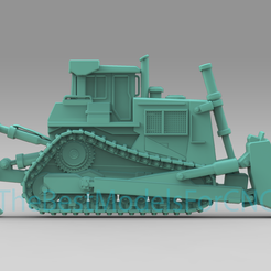 Dozer-Big.png 3D Model STL File for CNC Router Laser & 3D Printer Dozer Big