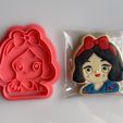 IMG_6463.jpeg DISNEY PRINCESS Snow White COOKIE, FONDANT, CLAY CUTTER, AND STAMP