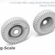 Render-02-with-text.png 1/16 Scale Jeep Spare Wheel (SAS Conversion) – STL Digital download
