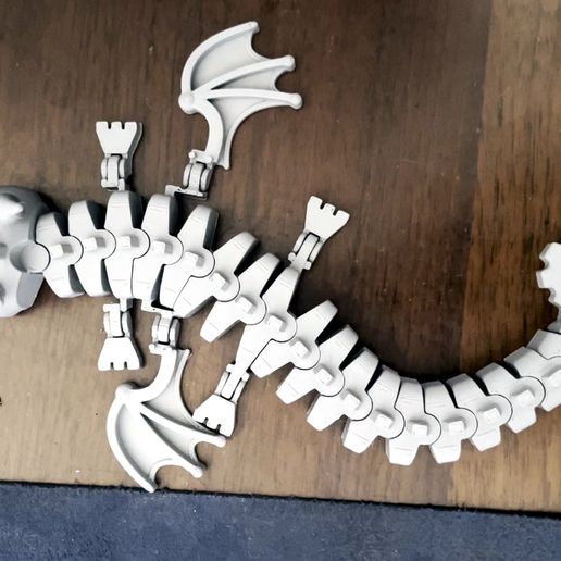 Cogdragon - Print-in-Place Flexi Gear Dragon