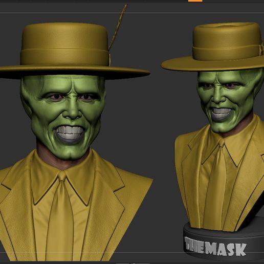 🦹 The Mask Jim Carrey・ STL File for 3D printing・Cults