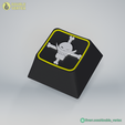 4.png Porta-chaves com logótipo pirata White Beard - para impressão 3D (compatível com XDA/DSA)