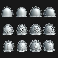 Mix.jpg Archivo STL Almohadillas SM Knight・Objeto de impresión 3D para descargar