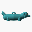x7uv3w.png Dachshund Earring — 3D Wiener Dog Charm
