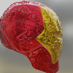 4.png Download STL file Iron Man helmet MK85 deluxe • 3D print object, beretek