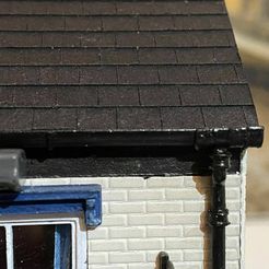 154501620_1088503324966517_3416545969829284355_n.jpg STL file ROOF GUTTER 7MM SCALE O GAUGE MODEL RAILWAY 1MM OFFSET・Template to download and 3D print