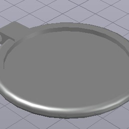 CUSTOMIZABLE PHOTO KEYCHAIN 3D model