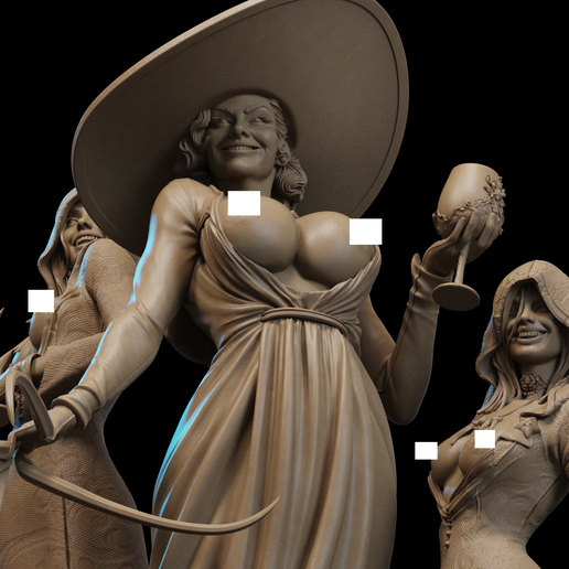 R7.png 3D-печать Lady Dimitrescu Extra