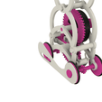 Image0005c.png Windup Bunny 2 With a PLA Spring Motor and Floating Pinion Drive