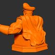 08.jpg M Bison bust 3D print model