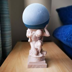 IMG_20220202_164201.jpg Fichier STL Statue d'Hercule - Support pour Alexa Echo / Echo dot・Objet pour impression 3D à télécharger