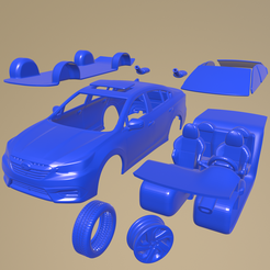 MicrosoftTeams-image-7.png Datei STL Subaru Legacy Touring 2020 PRINTABLE CAR IN SEPARATEN TEILEN・Design für 3D-Drucker zum herunterladen
