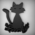 Lucky_Cat_-_Image_Black_2_display_large.jpg Free STL file Stacy London's "Lucky Cat"・Object to download and to 3D print
