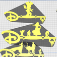 1.png set of 8 Disney keys plus blank key